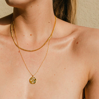 Elena Cuban Chain Necklace - Honeycat Jewelry