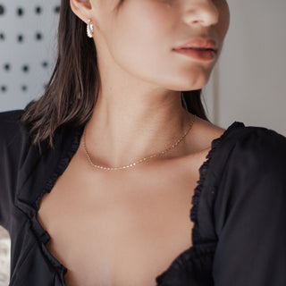 Esme Faceted Chain Necklace - Honeycat Jewelry