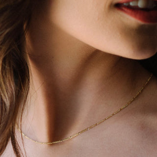 Figaro Chain Choker-Necklace - Honeycat Jewelry