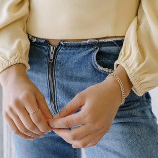 Fiona Thick Chain Bracelet - Honeycat Jewelry