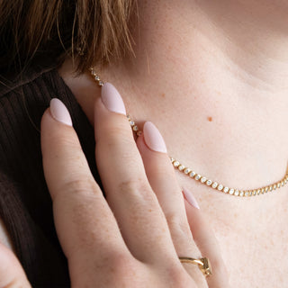 For Keeps Tennis Necklace