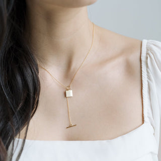 Gwyneth Toggle Necklace - Honeycat Jewelry