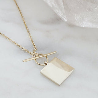 Gwyneth Toggle Necklace - Honeycat Jewelry