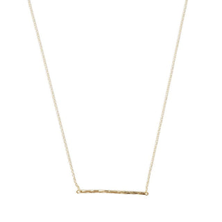 Hammered Classic Bar Necklace - Honeycat Jewelry