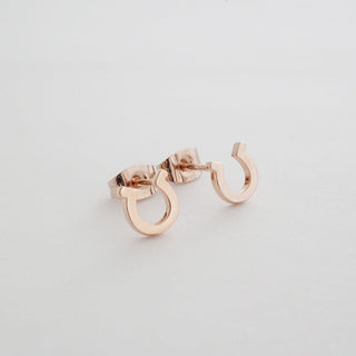 Horseshoe Studs - Honeycat Jewelry