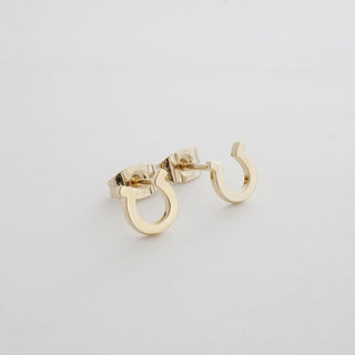 Horseshoe Studs - Honeycat Jewelry