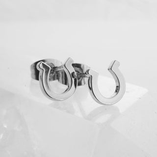 Horseshoe Studs - Honeycat Jewelry