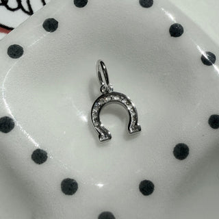 Sterling Silver Tiny Horseshoe Charm