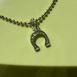 Sterling Silver Tiny Horseshoe Charm