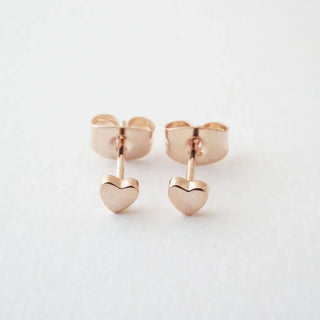 Mini Heart Stud Earrings
