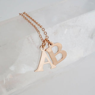 Initial Pendant Necklace (customizable!) - Honeycat Jewelry