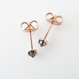 Iron Ore Point Solitaire Studs - Honeycat Jewelry