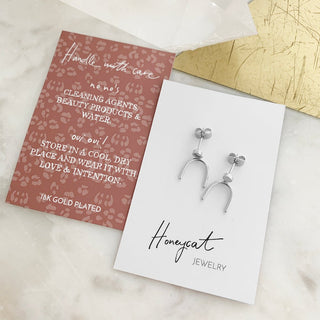 June Arch Studs - Honeycat Jewelry