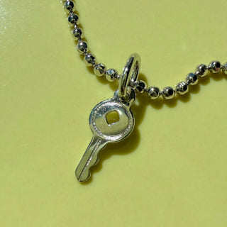 Sterling Silver Tiny Key Charm