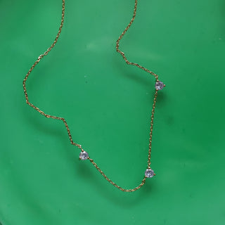 Crystal Lilac Necklace