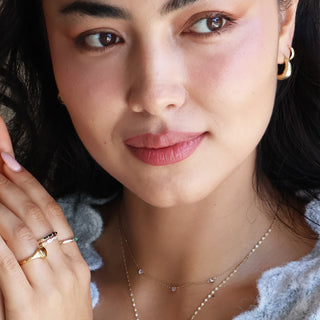 Crystal Lilac Necklace