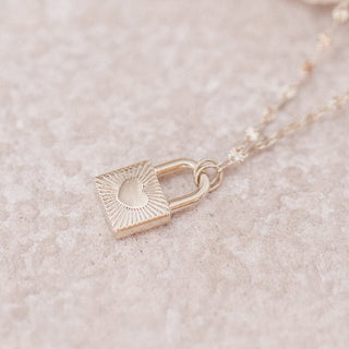 Love Locked Necklace - Honeycat Jewelry