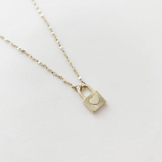 Love Locked Necklace - Honeycat Jewelry