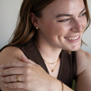 Soft Square Bezel Necklace