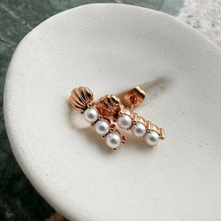 Mariana Pearl Earrings - Honeycat Jewelry