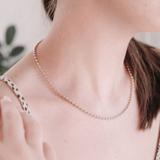 Mercury Ball Chain Necklace - Honeycat Jewelry