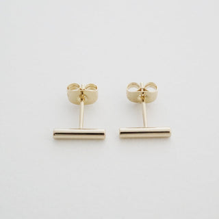 Midi Round Bar Earrings - Honeycat Jewelry