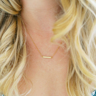 Mini Bar Necklace - Final Sale - Honeycat Jewelry