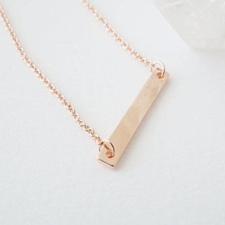 Mini Bar Necklace - Final Sale - Honeycat Jewelry