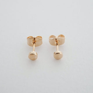 Mini Circle Stud Earrings - Honeycat Jewelry
