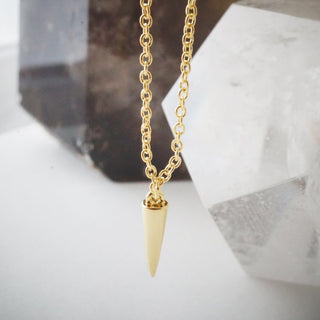 Mini Spike Necklace - Final Sale - Honeycat Jewelry