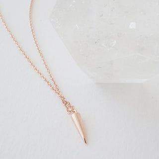 Mini Spike Necklace - Final Sale - Honeycat Jewelry