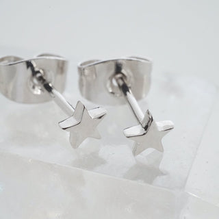 Mini Star Stud Earrings - Honeycat Jewelry