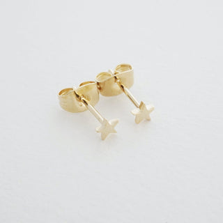 Mini Star Stud Earrings - Honeycat Jewelry