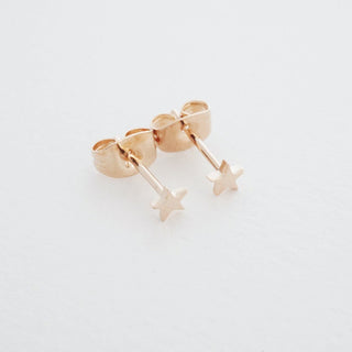 Mini Star Stud Earrings - Honeycat Jewelry