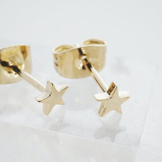 Mini Star Stud Earrings - Honeycat Jewelry