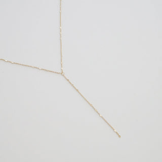 Morse Code Lariat - Honeycat Jewelry