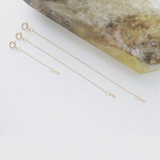 Necklace Extender, 14k Gold - Honeycat Jewelry