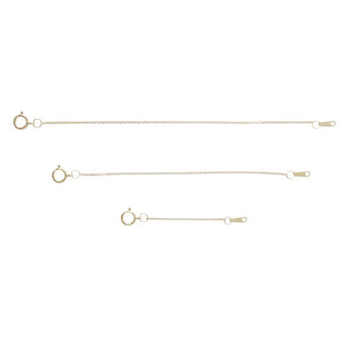 Necklace Extender, 14k Gold - Honeycat Jewelry