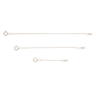 Necklace Extender, 14k Gold - Honeycat Jewelry