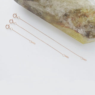 Necklace Extender, 14k Gold - Honeycat Jewelry