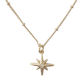 North Star Necklace - Honeycat Jewelry