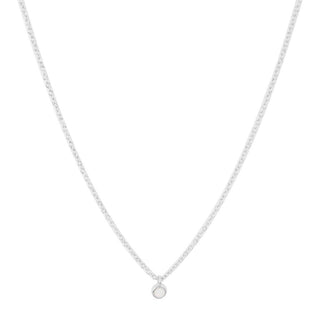 Opal Bezel Set Necklace - Final Sale - Honeycat Jewelry