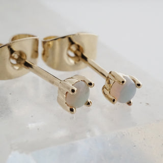 Tiny Birthstone Studs