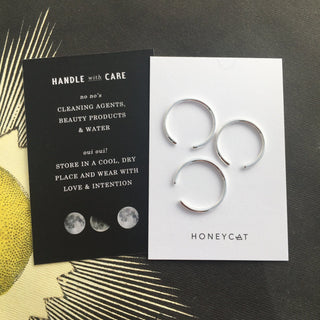 Open Skinny Stacking Ring Trio - Final Sale - Honeycat Jewelry