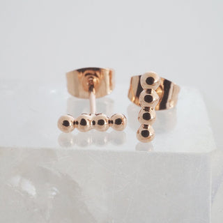 Paige Beaded Studs - Final Sale - Honeycat Jewelry