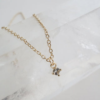 Petite Birthstone Charm Necklace - Honeycat Jewelry