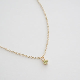 Petite Birthstone Charm Necklace - Honeycat Jewelry