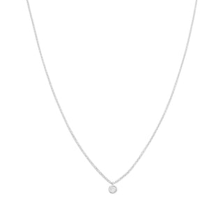 Petite Solitaire Necklace - Honeycat Jewelry