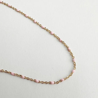 Pink Satellite Necklace - Honeycat Jewelry