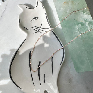 Pink Satellite Necklace - Honeycat Jewelry